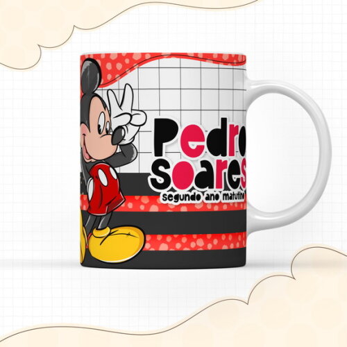 Arquivo Digital Arte Caneca Mickey #2929