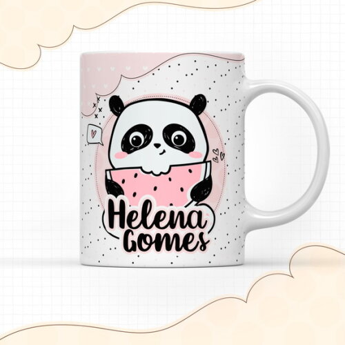 Arquivo Digital Arte Caneca Panda #2925