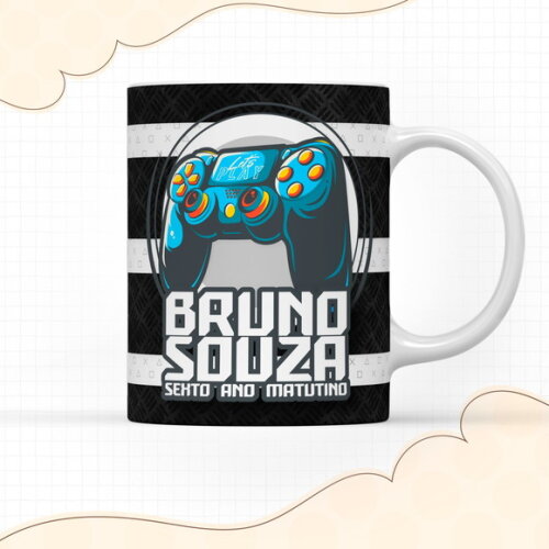 Arquivo Digital Arte Caneca Vídeo Game #2926