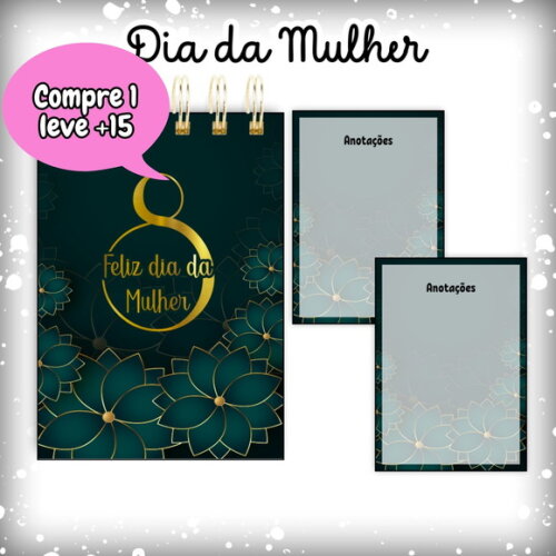 Arquivo Digital Bloquinho Dia das Mulheres #3772