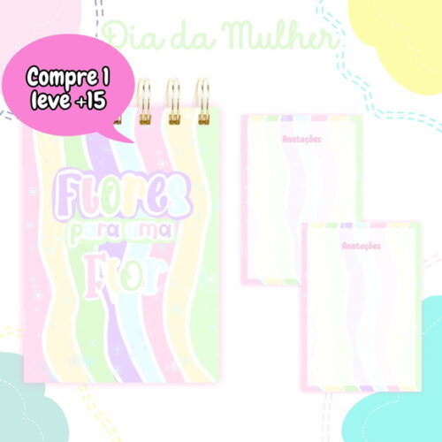 Arquivo Digital Bloquinho Dia das Mulheres #3778