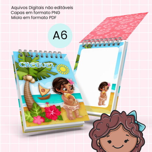 Arquivo Digital Bloquinho Moana #2856