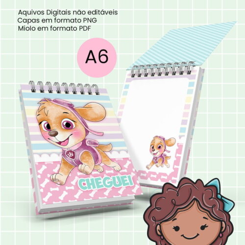 Arquivo Digital Bloquinho Patrulha Canina #2854