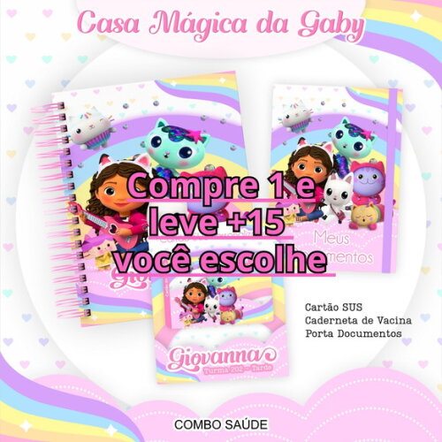 Arquivo Digital Caderneta a Casa Mágica da Gabi #6557