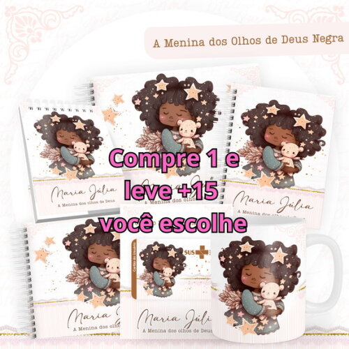 Arquivo Digital Caderneta a Menina dos Olhos de Deus #5748