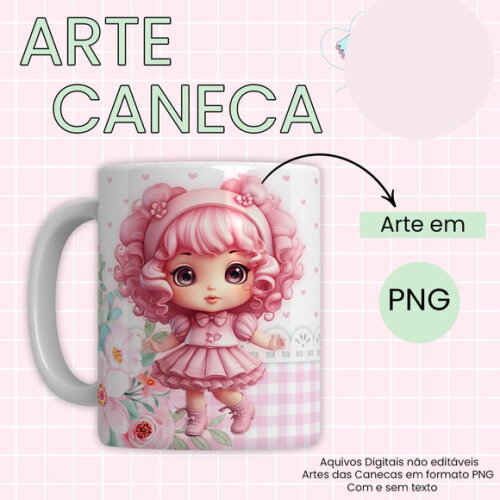 Arquivo Digital Caderneta Boneca #2866