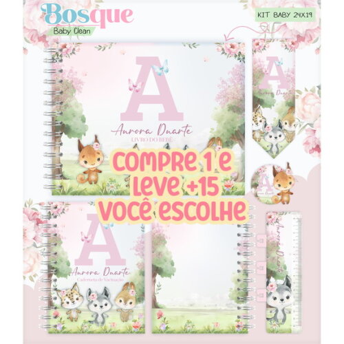 Arquivo Digital Caderneta Bosque Menina #7282