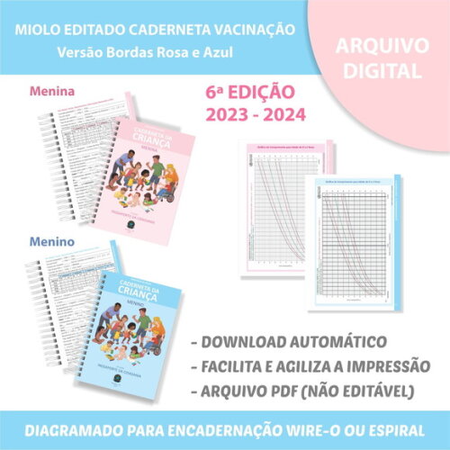 Arquivo Digital Caderneta da Criança 6°ed - Vacinação #6991