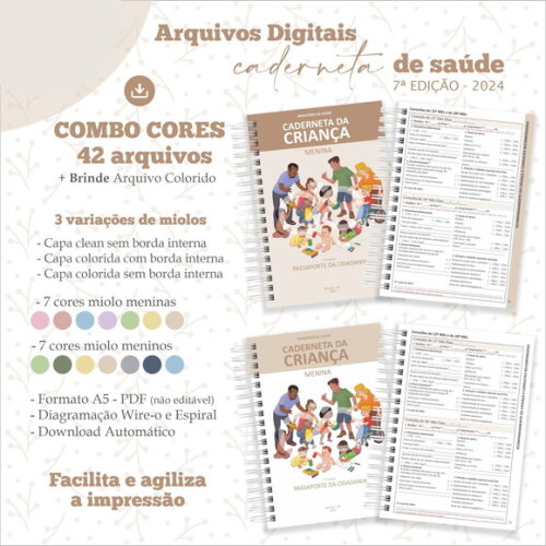 Arquivo Digital Caderneta da Criança 7ª Ed - Vacinação #6990