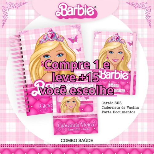 Arquivo Digital Caderneta de Saúde Barbie #6532