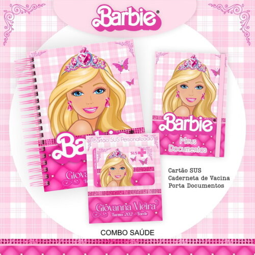 Arquivo Digital Caderneta de Saúde Barbie #6532