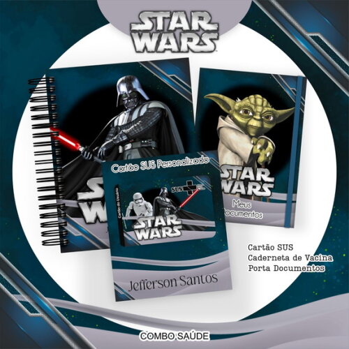 Arquivo Digital Caderneta de Saúde Star Wars #6504