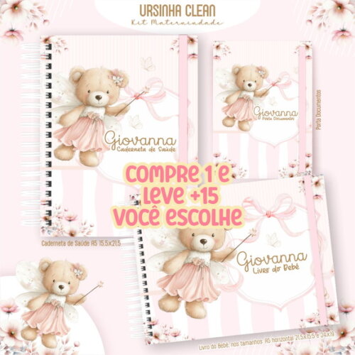 Arquivo Digital Caderneta de Saúde Ursinha Clean #7736