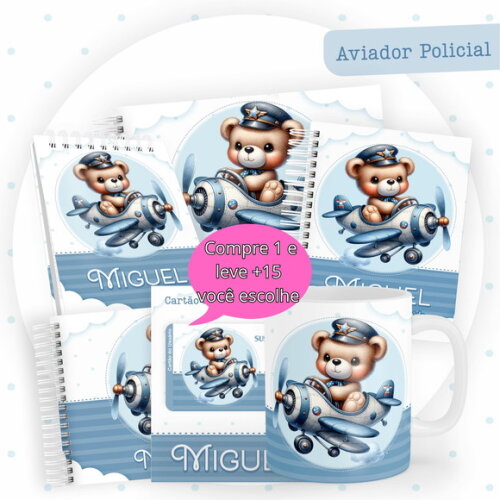 Arquivo Digital Caderneta e Livro do Bebe Aviador #3844
