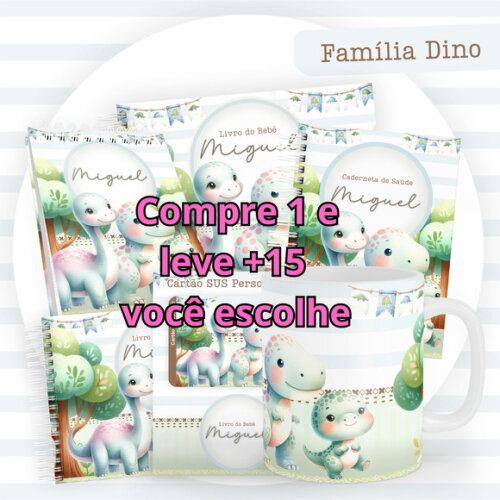 Arquivo Digital Caderneta Família Dino #5813