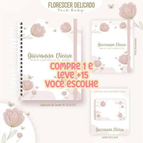 Arquivo Digital Caderneta Florescer Delicado #7326