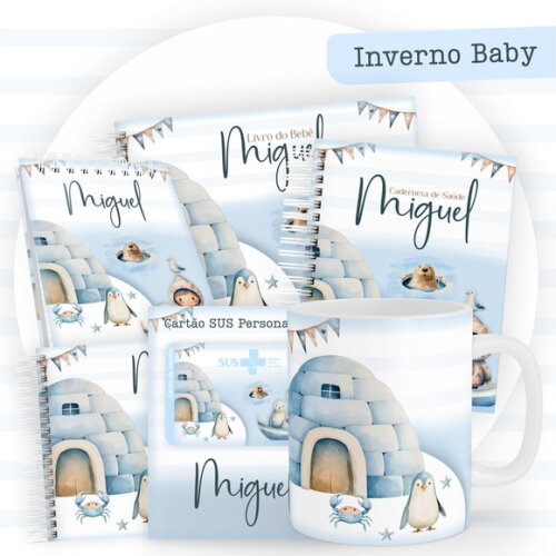 Arquivo Digital Caderneta Inverno Baby #5815