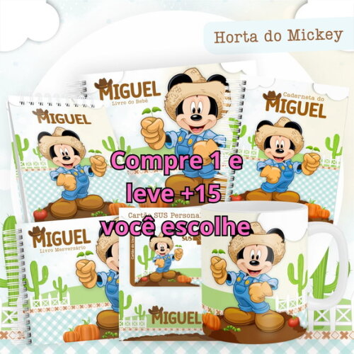 Arquivo Digital Caderneta Horta do Mickey #4405