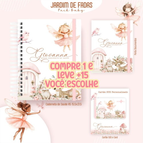 Arquivo Digital Caderneta Jardim das Fadas #7322