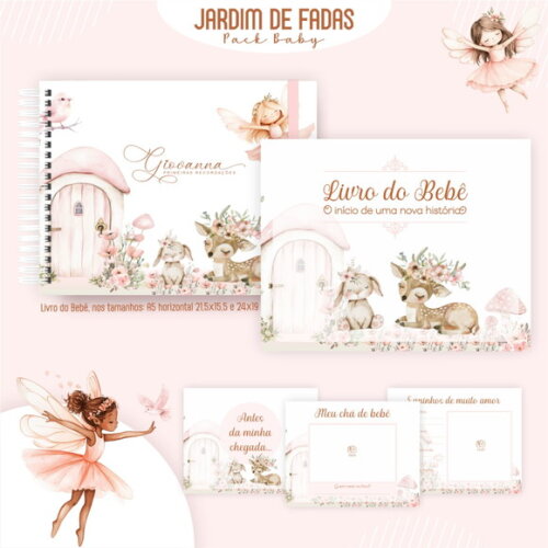 Arquivo Digital Caderneta Jardim das Fadas #7322