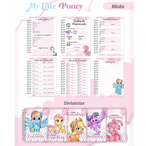Arquivo Digital Caderneta My Little Pony #3286