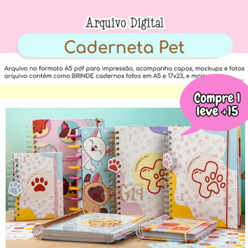 Arquivo Digital Caderneta Pet #1403
