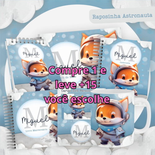 Arquivo Digital Caderneta Raposinha Astronauta #5456