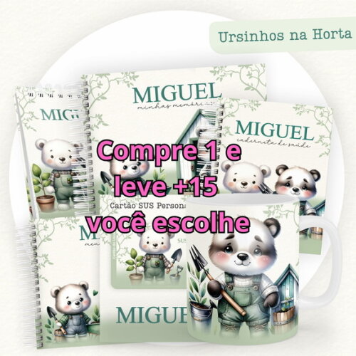 Arquivo Digital Caderneta Ursinhos na Horta #5826