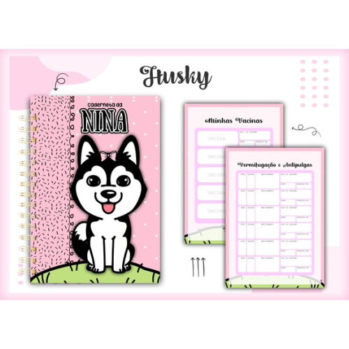 Arquivo Digital Caderneta Vacina Husky #1372
