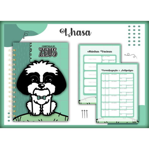 Arquivo Digital Caderneta Vacina Lhasa Menino #1383