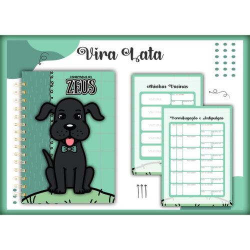 Arquivo Digital Caderneta Vacina Pet Vira Lata #1414