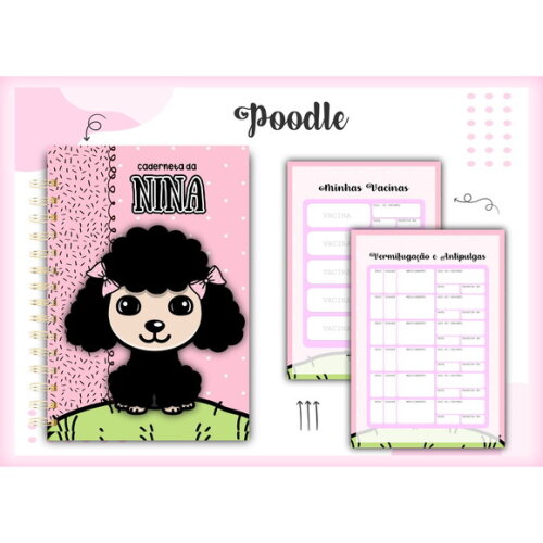 Arquivo Digital Caderneta Vacina Poodle #1396