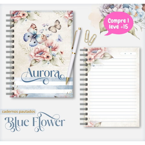 Arquivo Digital Caderno Blue #3517