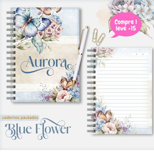 Arquivo Digital Caderno Blue #3516