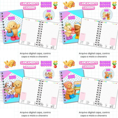Arquivo Digital Caderno Bobbei Goods #7033