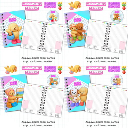 Arquivo Digital Caderno Bobbie Goods #7100