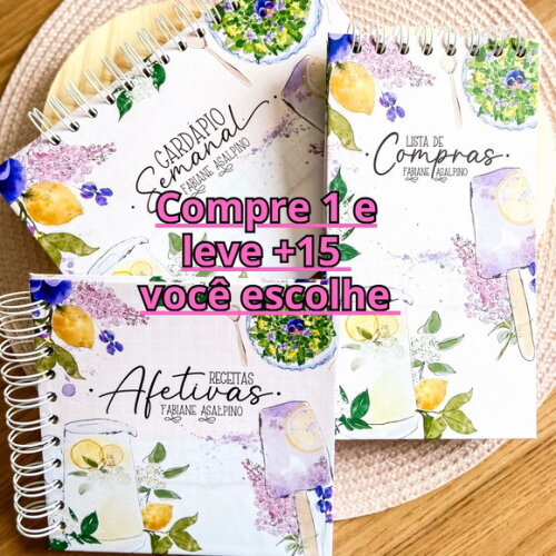 Arquivo Digital Caderno de Receitas #6779