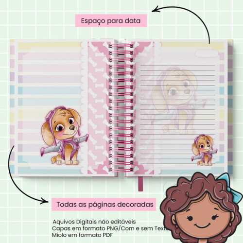 Arquivo Digital Caderno Patrulha Canina Canina #2859