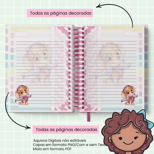Arquivo Digital Caderno Patrulha Canina Canina #2859
