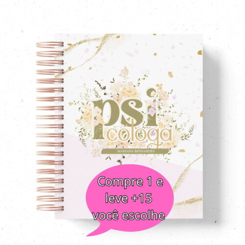 Arquivo Digital Caderno Psicóloga 2025 #4679