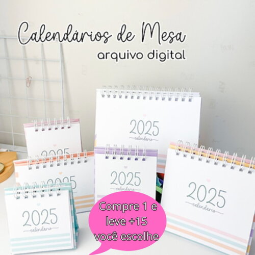 Arquivo Digital Calendários de Mesa 2025 #4641