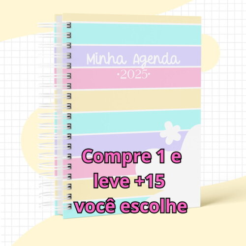 Arquivo Digital Capa Agenda Clean 2025 #5715