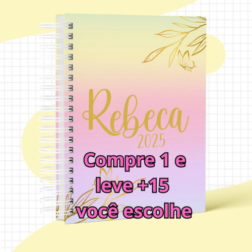 Arquivo Digital Capa Agenda Clean 2025 #5718