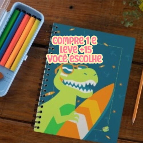 Arquivo Digital Capa Puket Dinossauro #7659