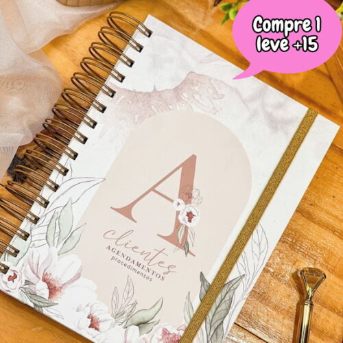 Arquivo Digital Capas Alfabeto Floral #3054