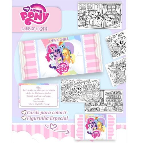Arquivo Digital Card de Colorir My Little Poney #6787