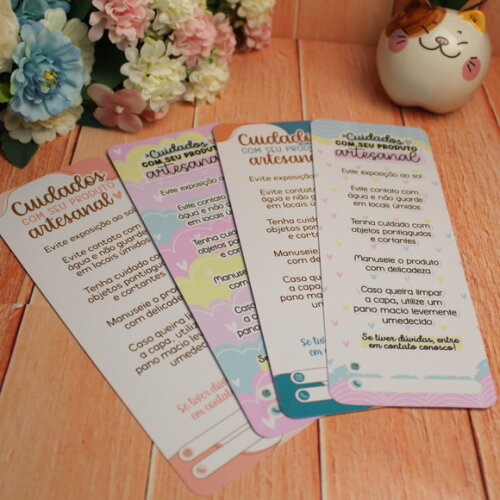 Arquivo Digital Cards Cuidados para Agenda #5155