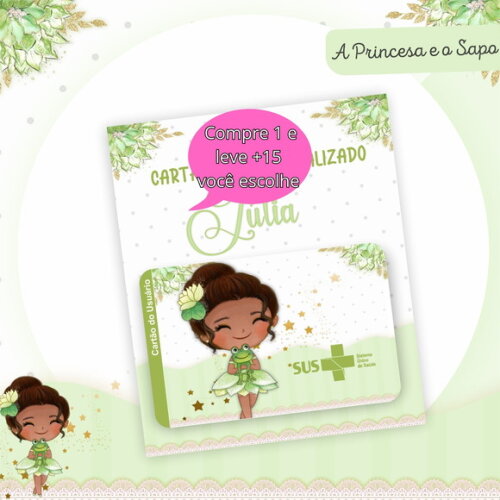 Arquivo Digital Cartão Sus a Princesa e o Sapo #2367