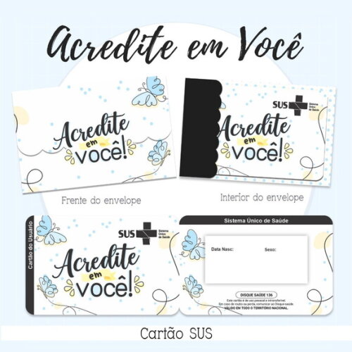 Arquivo Digital Cartão Sus Acredite em Você #2118
