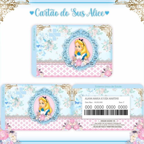 Arquivo Digital Cartão Sus Alice #335